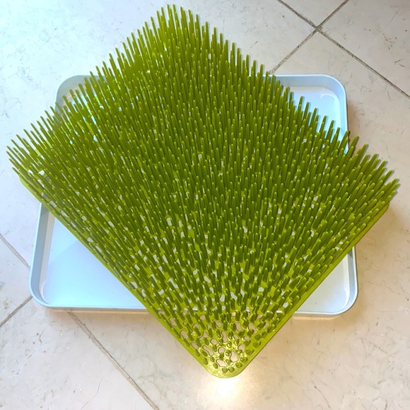BOON Grass Countertop Drying Rack, Green EUC - Picture 12 of 14